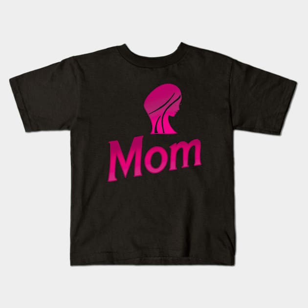 Mom Kids T-Shirt by Kaeyeen